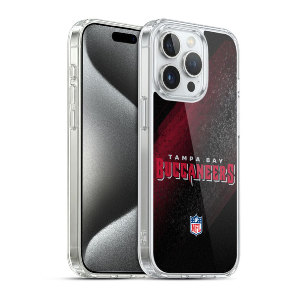 NFL Tampa Bay Buccaneers Logo Blur Soft Gel Case for Apple iPhone 15 Pro & MagSafe