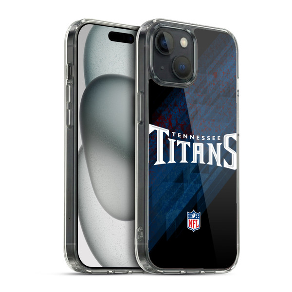 NFL Tennessee Titans Logo Blur Soft Gel Case for Apple iPhone 15 & MagSafe