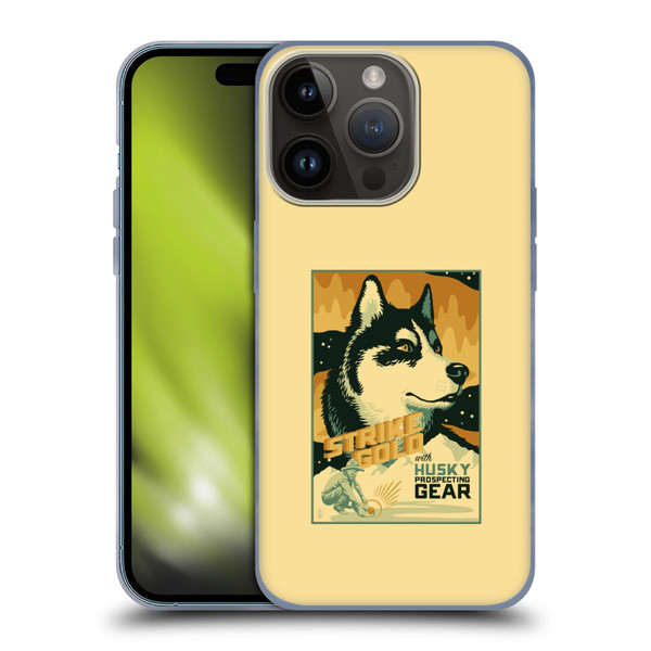 Lantern Press Dog Collection Husky Soft Gel Case for Apple iPhone 15 Pro