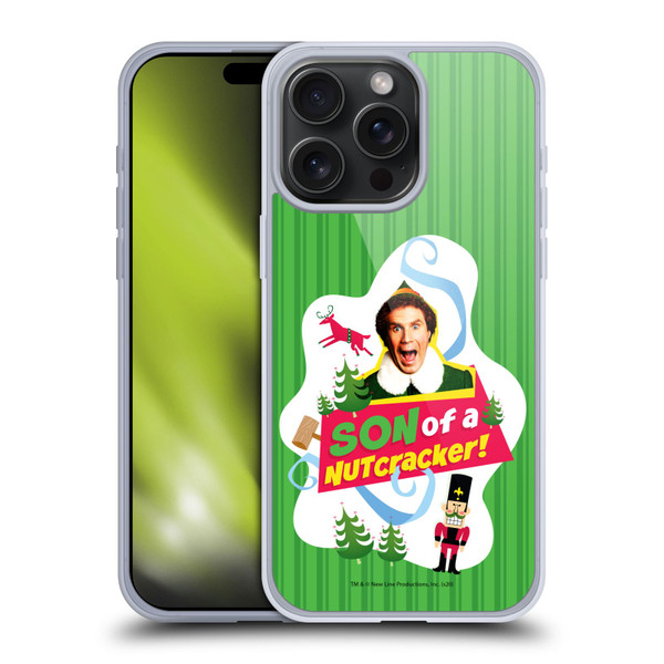 Elf Movie Graphics 1 Nutcracker Soft Gel Case for Apple iPhone 15 Pro Max