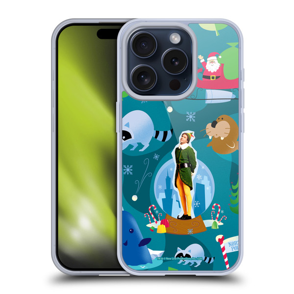 Elf Movie Graphics 1 Animals Pattern Soft Gel Case for Apple iPhone 15 Pro