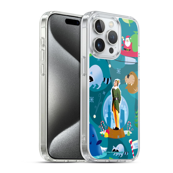 Elf Movie Graphics 1 Animals Pattern Soft Gel Case for Apple iPhone 15 Pro & MagSafe