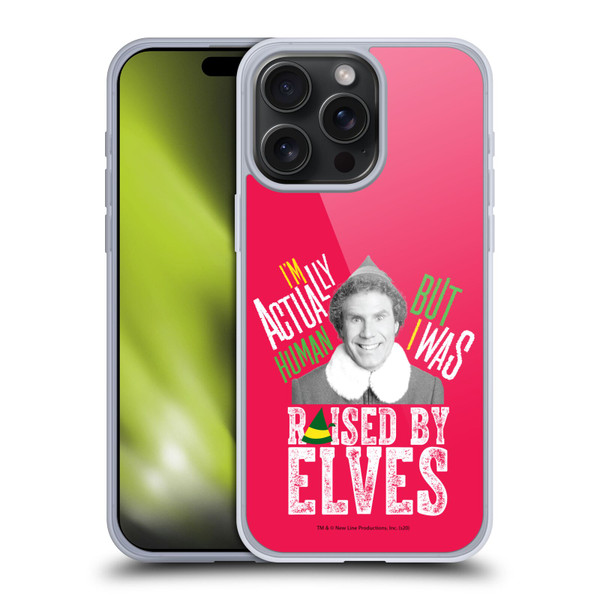 Elf Movie Graphics 1 Raised By Elves Soft Gel Case for Apple iPhone 15 Pro Max