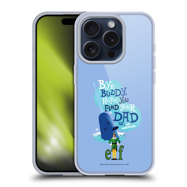 Elf Movie Graphics 1 Narwhal Soft Gel Case for Apple iPhone 15 Pro