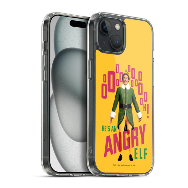 Elf Movie Graphics 2 Angry Elf Soft Gel Case for Apple iPhone 15 Plus & MagSafe
