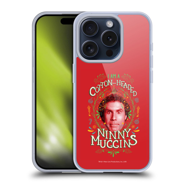 Elf Movie Graphics 2 Ninny Muggins Soft Gel Case for Apple iPhone 15 Pro