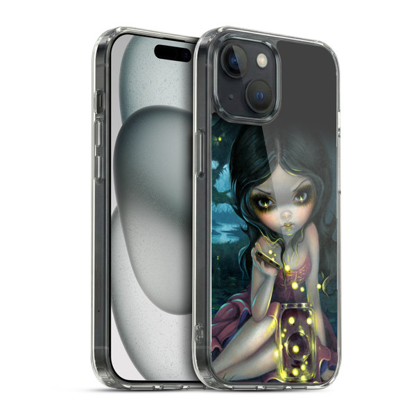 Strangeling Art Fireflies in Summer Soft Gel Case for Apple iPhone 15 & MagSafe