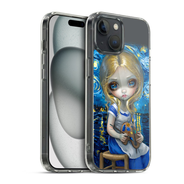 Strangeling Art Impressionist Night Soft Gel Case for Apple iPhone 15 & MagSafe