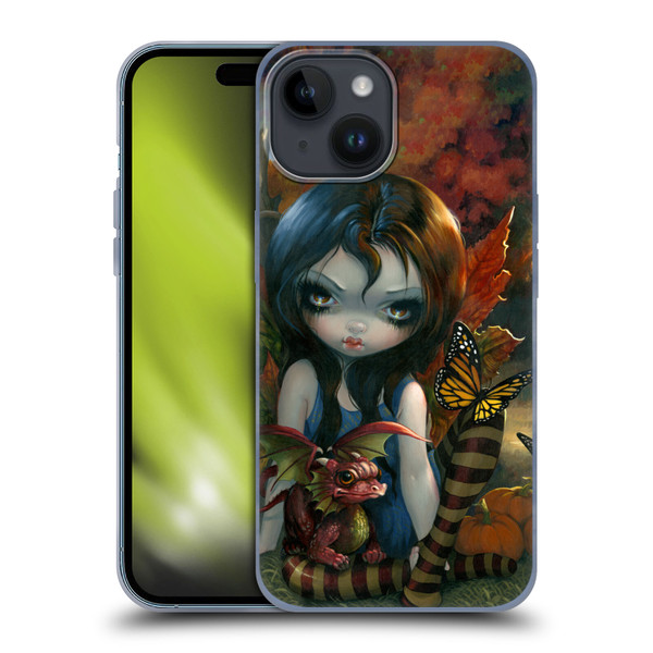 Strangeling Dragon Autumn Fairy Soft Gel Case for Apple iPhone 15