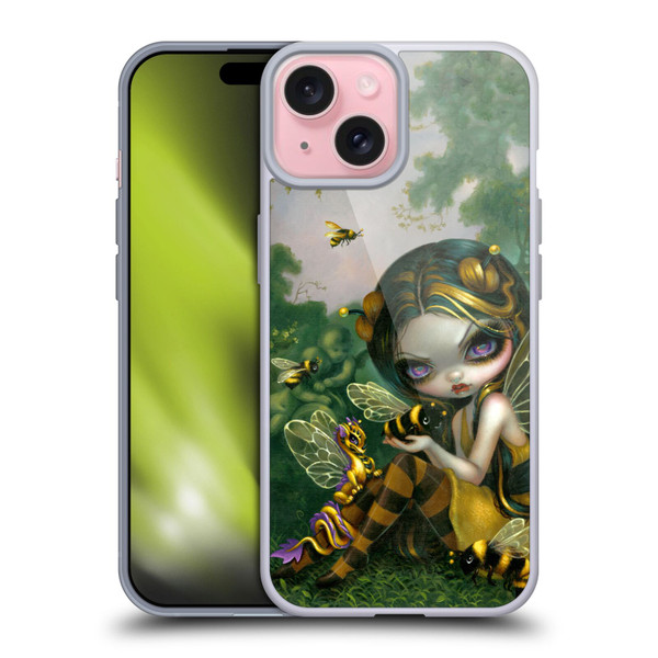 Strangeling Dragon Bee Fairy Soft Gel Case for Apple iPhone 15