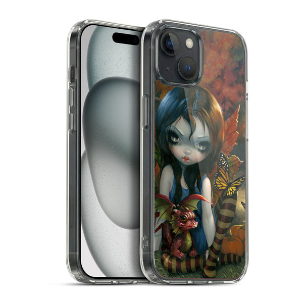 Strangeling Dragon Autumn Fairy Soft Gel Case for Apple iPhone 15 Plus & MagSafe