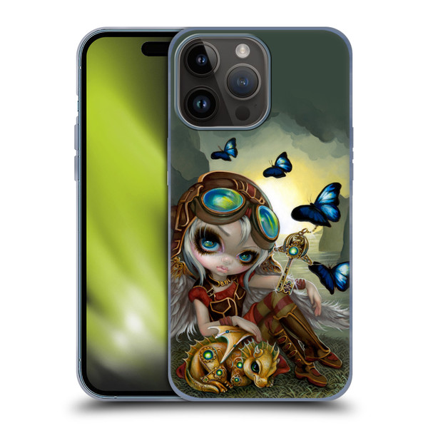 Strangeling Dragon Steampunk Fairy Soft Gel Case for Apple iPhone 15 Pro Max