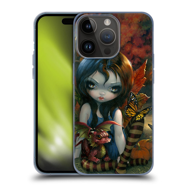 Strangeling Dragon Autumn Fairy Soft Gel Case for Apple iPhone 15 Pro