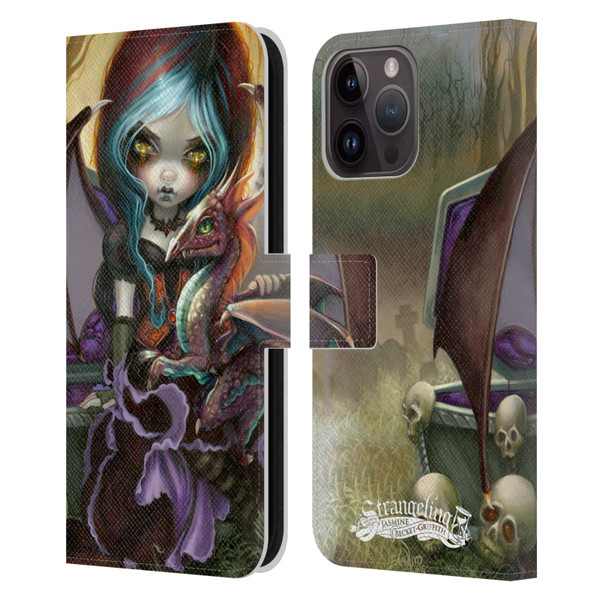 Strangeling Dragon Vampire Fairy Leather Book Wallet Case Cover For Apple iPhone 15 Pro Max