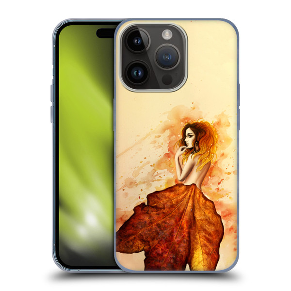 Sarah Richter Fantasy Autumn Girl Soft Gel Case for Apple iPhone 15 Pro