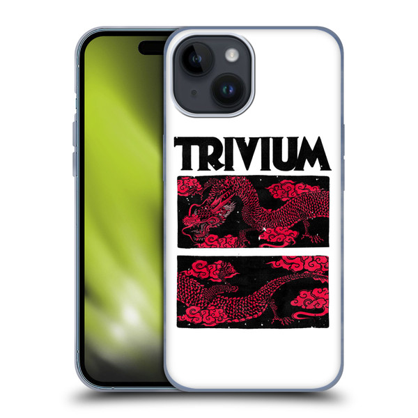Trivium Graphics Double Dragons Soft Gel Case for Apple iPhone 15