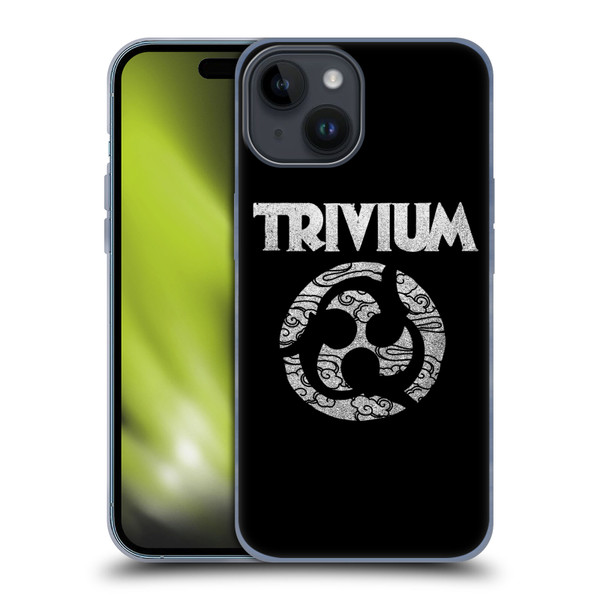Trivium Graphics Swirl Logo Soft Gel Case for Apple iPhone 15