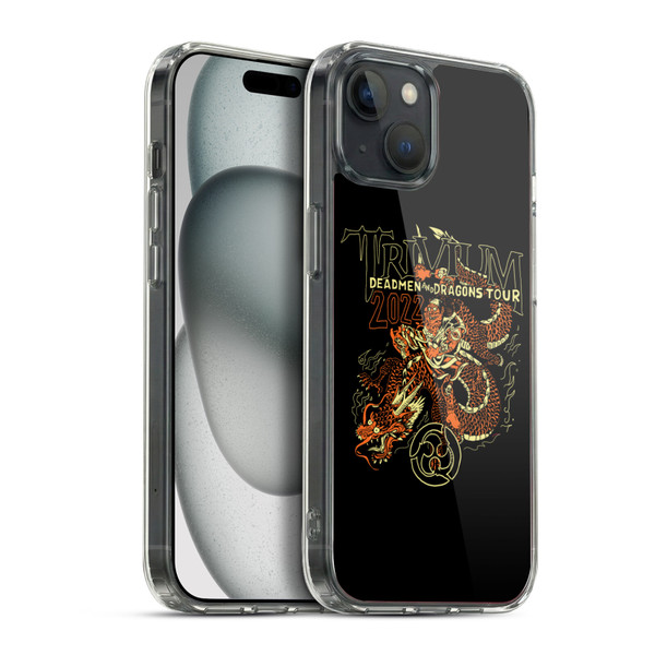 Trivium Graphics Deadmen And Dragons Soft Gel Case for Apple iPhone 15 Plus & MagSafe
