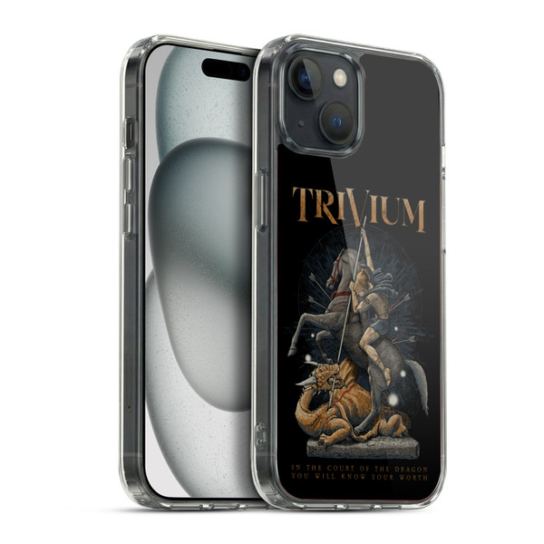 Trivium Graphics Dragon Slayer Soft Gel Case for Apple iPhone 15 Plus & MagSafe