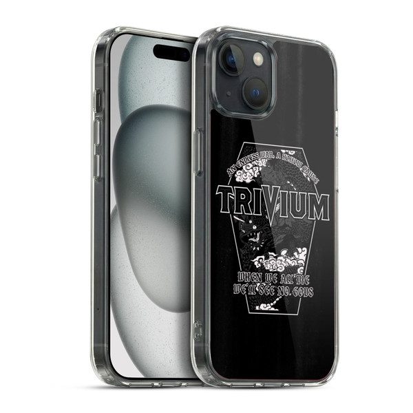 Trivium Graphics No Gods Soft Gel Case for Apple iPhone 15 Plus & MagSafe