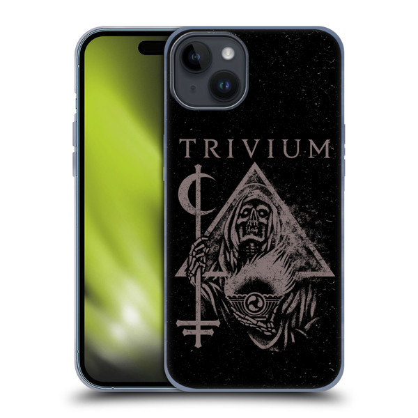 Trivium Graphics Reaper Triangle Soft Gel Case for Apple iPhone 15 Plus