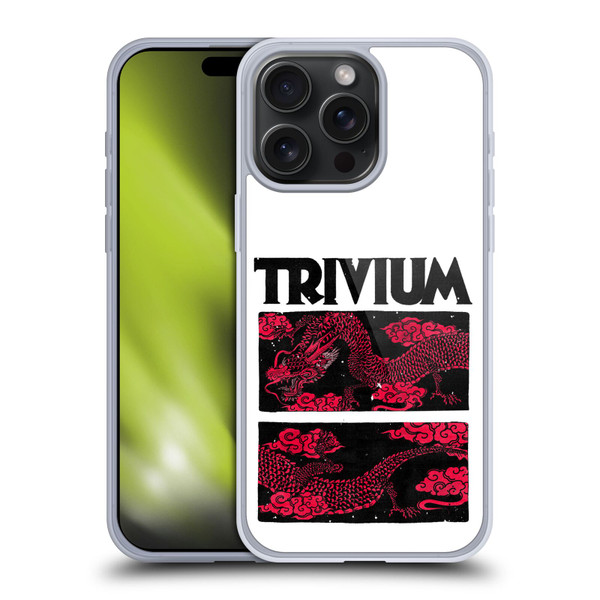 Trivium Graphics Double Dragons Soft Gel Case for Apple iPhone 15 Pro Max