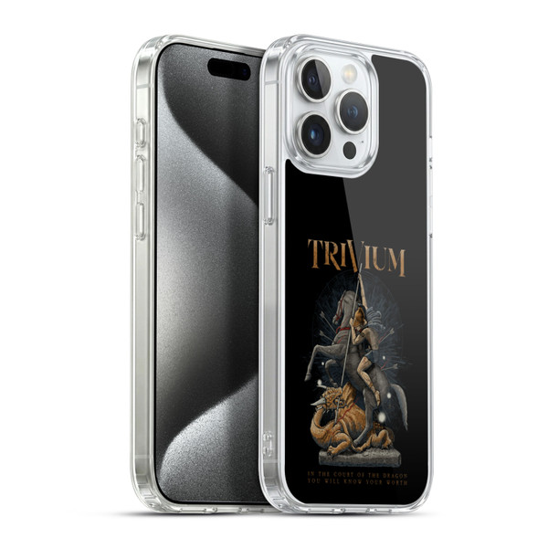 Trivium Graphics Dragon Slayer Soft Gel Case for Apple iPhone 15 Pro Max & MagSafe
