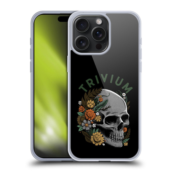 Trivium Graphics Skelly Flower Soft Gel Case for Apple iPhone 15 Pro Max