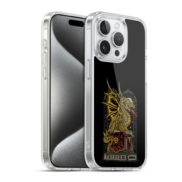 Trivium Graphics Big Dragon Soft Gel Case for Apple iPhone 15 Pro & MagSafe
