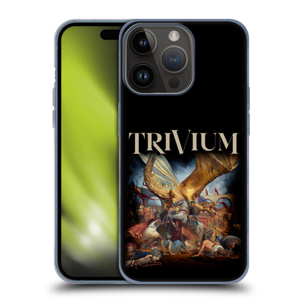 Trivium Graphics In The Court Of The Dragon Soft Gel Case for Apple iPhone 15 Pro