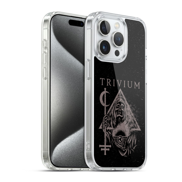 Trivium Graphics Reaper Triangle Soft Gel Case for Apple iPhone 15 Pro & MagSafe