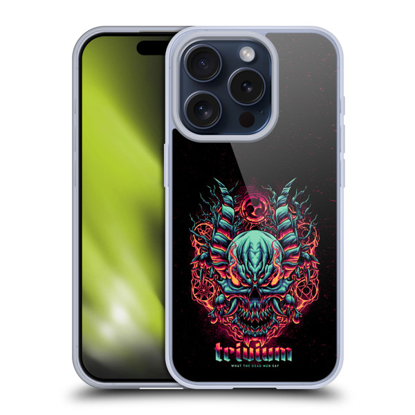 Trivium Graphics What The Dead Men Say Soft Gel Case for Apple iPhone 15 Pro