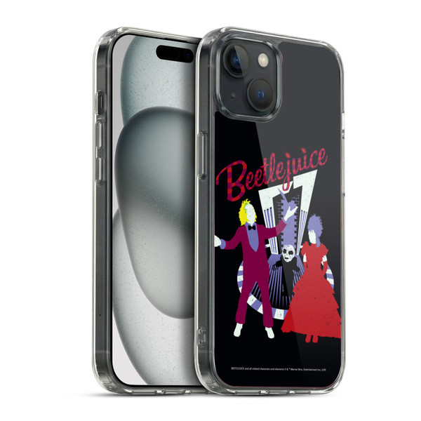 Beetlejuice Graphics Betelgeuse And Lydia Soft Gel Case for Apple iPhone 15 Plus & MagSafe