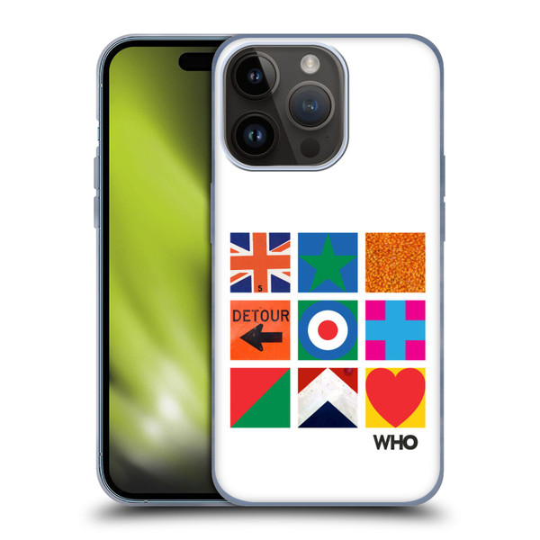 The Who 2019 Album Symbols Grid Soft Gel Case for Apple iPhone 15 Pro