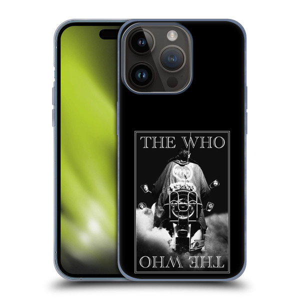 The Who Band Art Quadrophenia Album Soft Gel Case for Apple iPhone 15 Pro
