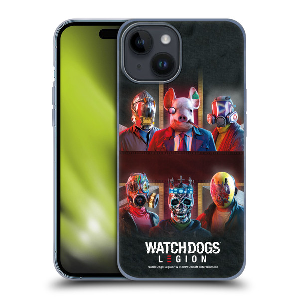 Watch Dogs Legion Artworks Flag Soft Gel Case for Apple iPhone 15