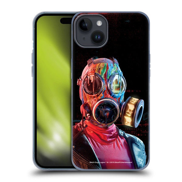 Watch Dogs Legion Key Art Alpha2zero Soft Gel Case for Apple iPhone 15 Plus