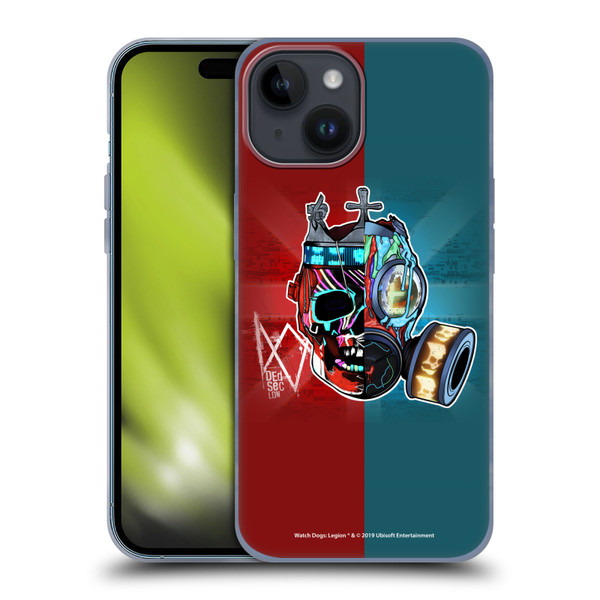 Watch Dogs Legion Street Art Flag Soft Gel Case for Apple iPhone 15
