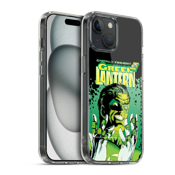 Green Lantern DC Comics Comic Book Covers Emerald Twilight Soft Gel Case for Apple iPhone 15 & MagSafe