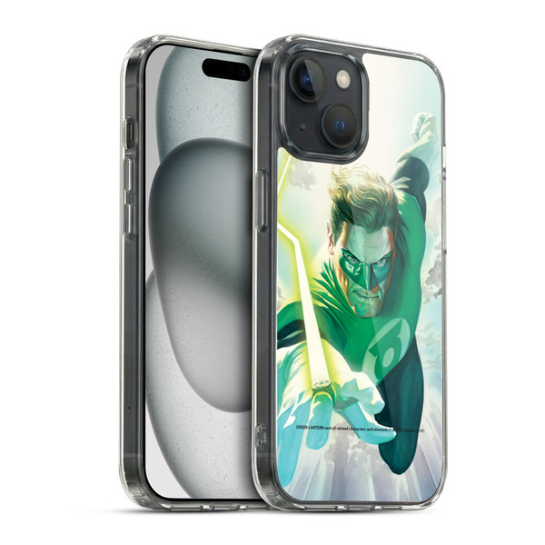 Green Lantern DC Comics Comic Book Covers Flight Soft Gel Case for Apple iPhone 15 & MagSafe