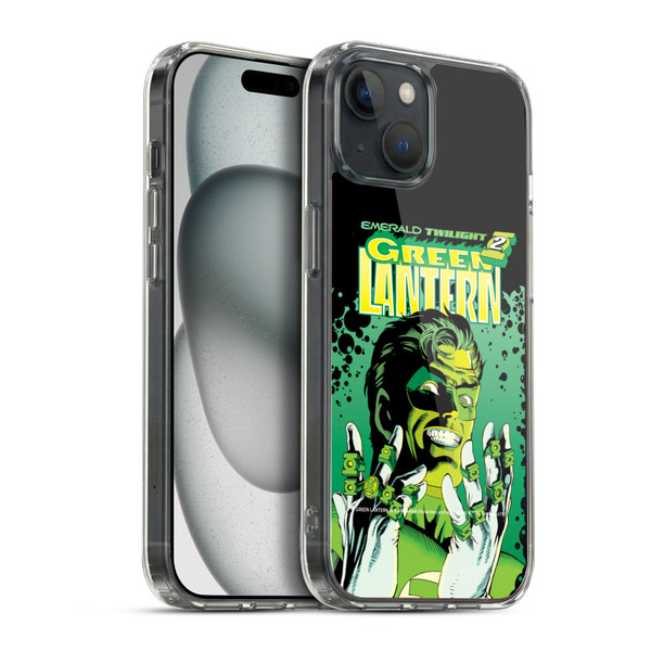 Green Lantern DC Comics Comic Book Covers Emerald Twilight Soft Gel Case for Apple iPhone 15 Plus & MagSafe