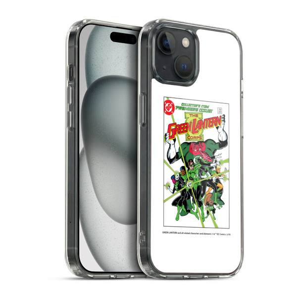 Green Lantern DC Comics Comic Book Covers Group 2 Soft Gel Case for Apple iPhone 15 Plus & MagSafe