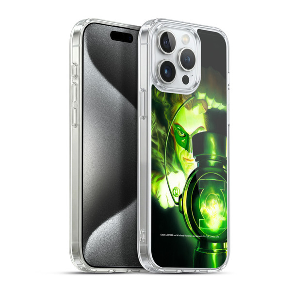 Green Lantern DC Comics Comic Book Covers Portrait Soft Gel Case for Apple iPhone 15 Pro Max & MagSafe