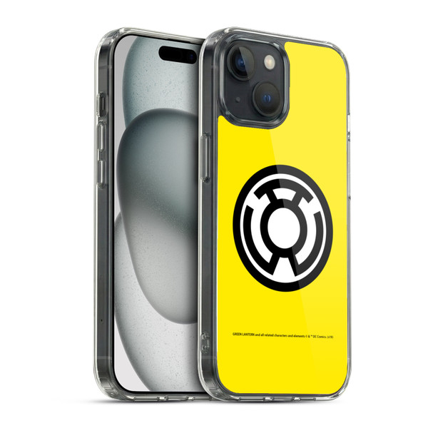 Green Lantern DC Comics Lantern Corps Sinestro Soft Gel Case for Apple iPhone 15 & MagSafe