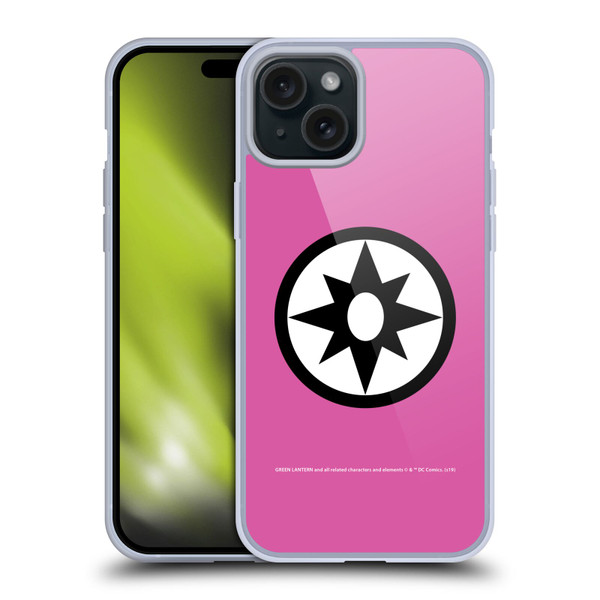 Green Lantern DC Comics Lantern Corps Star Sapphires Soft Gel Case for Apple iPhone 15 Plus