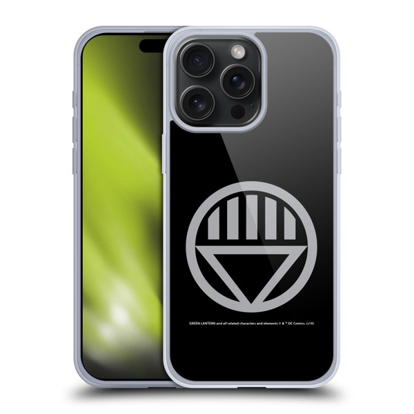 Green Lantern DC Comics Lantern Corps Black Soft Gel Case for Apple iPhone 15 Pro Max