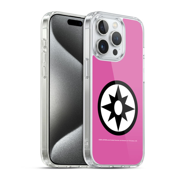 Green Lantern DC Comics Lantern Corps Star Sapphires Soft Gel Case for Apple iPhone 15 Pro & MagSafe