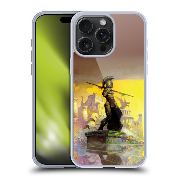 Frank Frazetta Fantasy Atlantis Soft Gel Case for Apple iPhone 15 Pro Max