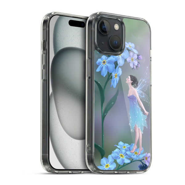 Rachel Anderson Pixies Forget Me Not Soft Gel Case for Apple iPhone 15 & MagSafe