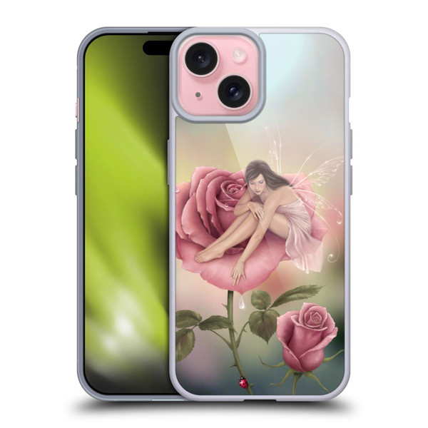 Rachel Anderson Pixies Rose Soft Gel Case for Apple iPhone 15